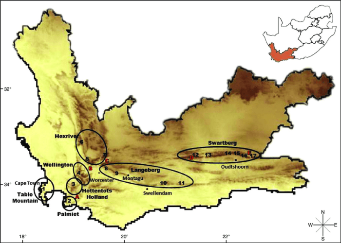 Africa map mountain ranges rivers deserts landforms african desert choose board largest river