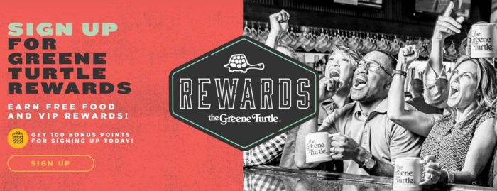 Greene turtle menu and prices