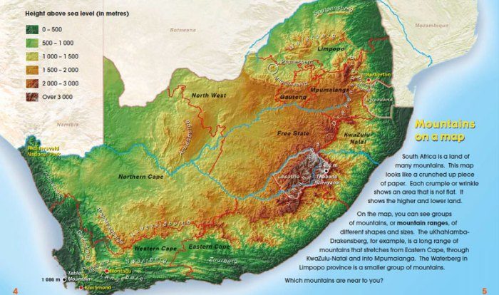 How many mountain ranges are in africa