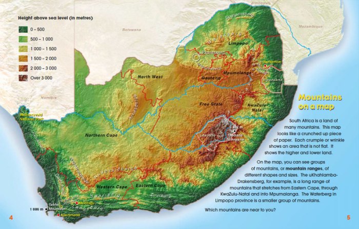 How many mountain ranges are in africa