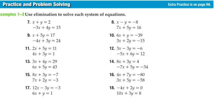 Practice and problem solving answer key