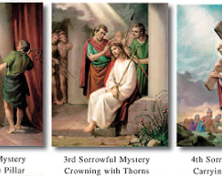 Images of the sorrowful mysteries